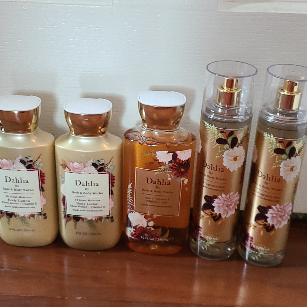 Bath and Body works lotions, mist, gel